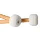 Kopf Trommel Becken Gong Mallet Weiche Hammer Sticks Schlägel Stangen Fühlte Hammer 27RD