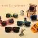 Faltbare Kinder Sonnenbrille Jungen und Mädchen Persönlichkeit Outdoor UV-Schutz Sonnenbrille