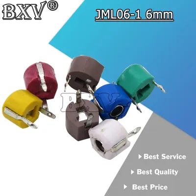 20PCS JML06-1 6mm 5PF 10PF 20PF 30PF 40PF 50PF 60PF 70PF 120PF Trimmer Einstellbare Kondensator 5P Image