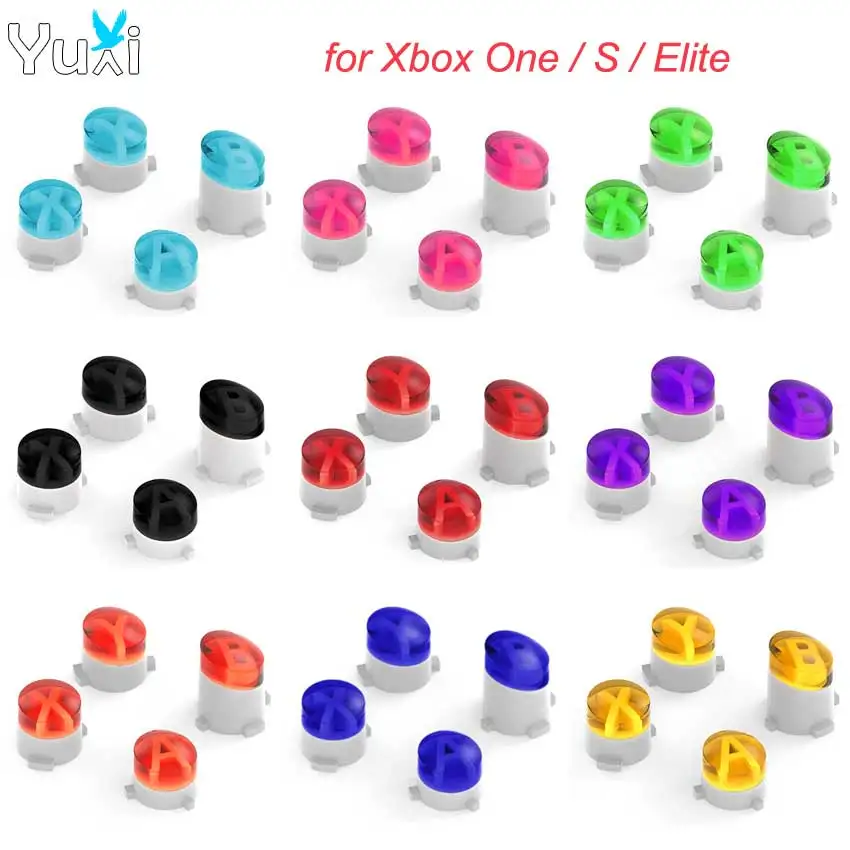 YuXi Ersatz ABXY Tasten Mod Kit für Xbox One Slim / Elite Wireless Controller Ersatzteile Taste Zubehör Image