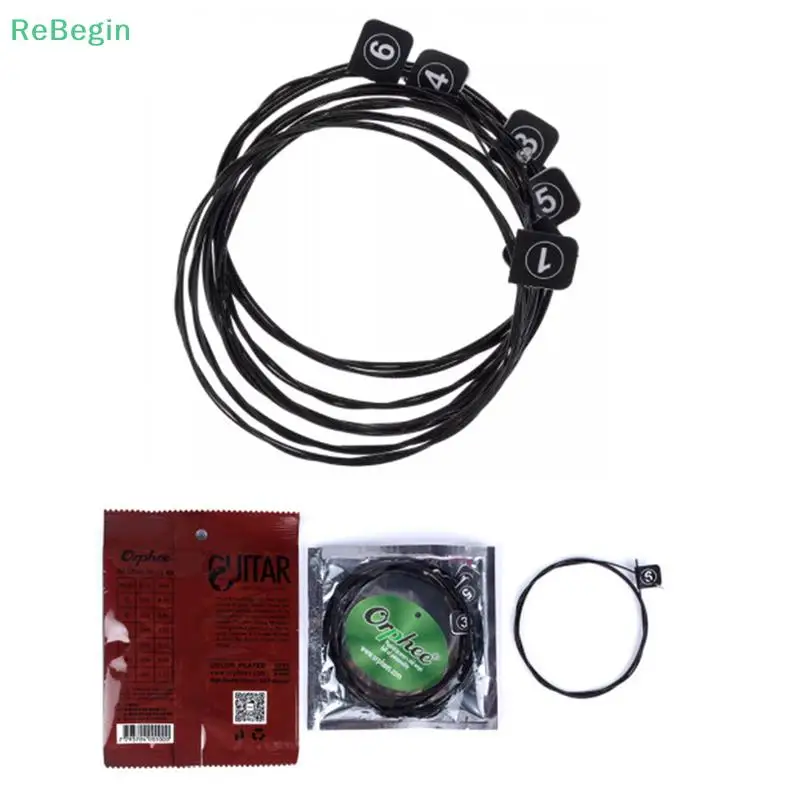 6 teile/los Nylon 3% Polyester klassische Gitarren saite NX35-C farb beschichteten Draht Image