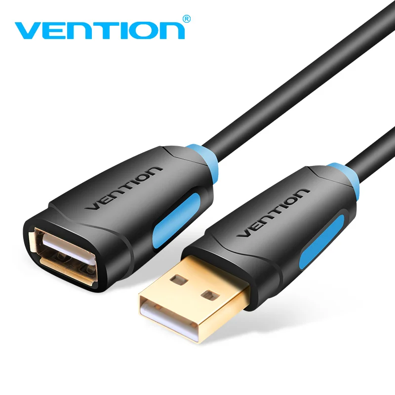 Vention USB3.0 Verlängerungskabel Stecker auf Buchse USB2.0 Verlängerungskabel Super Speed 3.0 USB Extender Datensynchronisierungskabel für Computer PC Image