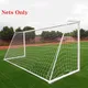 Fußball netz in voller Größe für Fußball torpfosten Junior-Sport training 1 8 m x 1 2 m 3m x 2m