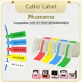 【 Kabel Drahts ticker 】 phomemo f-Typ Etikett selbst klebendes Kabel elektrische flexible Etiketten