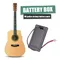 Gitarren bass 9V Gitarren Pickup Batterie kasten Batterie halter Gehäuse fach abdeckung mit Kabel kontakten Gitarren bass zubehör