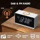 Tupfer & FM Radio Wecker mit 40 Voreinstel lungen Bluetooth Dual Alarm Sleep Timer Dimmer Steuerung