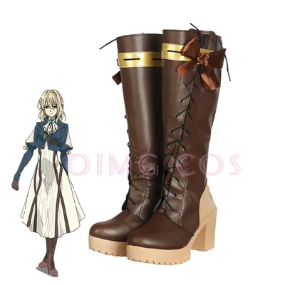 Violette Evergarden Cosplay Schuhe für Halloween Party Karneval Anime Image