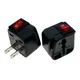 USA Kanada Thailand 2-Pin Elektrische Stecker Adapter AC100 ~ 250V 10A Mit Auf/Off Wichtigsten LED