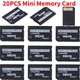 20-1 stücke für pro duo tf zu ms karte speicher karte adapter plug and play mini memory stick karte