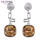 Xuping Schmuck Mode Rhodium Farbe Ohrringe mit Hoher Qualität Kristall für Frauen Geschenk A00624185