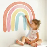 Baby zimmer Wanda uf kleber Aquarell Regenbogen große Wandt attoos Kinder Kinderzimmer Kinderzimmer