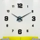 Neues modernes Design große Wanduhr 3d DIY Quarzuhren Mode Uhren Acryl Spiegel Aufkleber Wohnzimmer