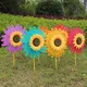 Bunte Sonnenblume Windmühle Windkraft anlage für Rasen Garten Party Dekoration im Freien Camping