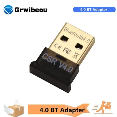 Grwibeou USB Bluetooth 4.0 Bluetooth Adapter Empfänger 4.0 Bluetooth Dongle 4.0 Adapter für PC Image