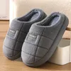 Plus Größe 48 49 Männer Winter Hausschuhe pelzigen nach Hause Baumwolle Flip Flops warme Plüsch Mann Schlafzimmer Pelz Schuhe rutsch feste Mann Innen schuhe