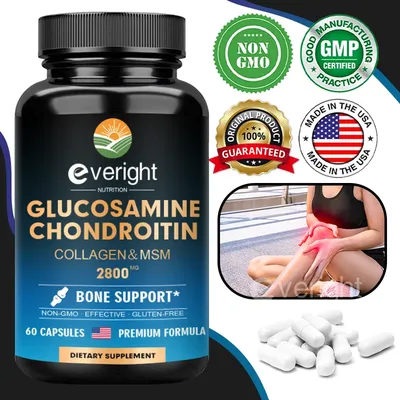 Glucosamin | Chon droitin | msm | Kollagen-2800 mg Muskel Knochen unterstützung