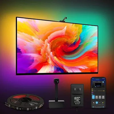 Smart sync tv hintergrund beleuchtung ws2811 led streifen licht wifi app tuya control tv ambilig bildschirm synchron isations lampe für spielzimmer pc tv