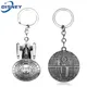 Disney Star Wars Keychain Schlüssel Ring Raumschiff Darth Vader Roboter BB 8 Metall Anhänger Kühlen