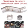 Cbr500/500r cb500x cb400 cbr400 Motorrad-Auspuff-Mittel verbindungs rohr für Honda cbr500/500r