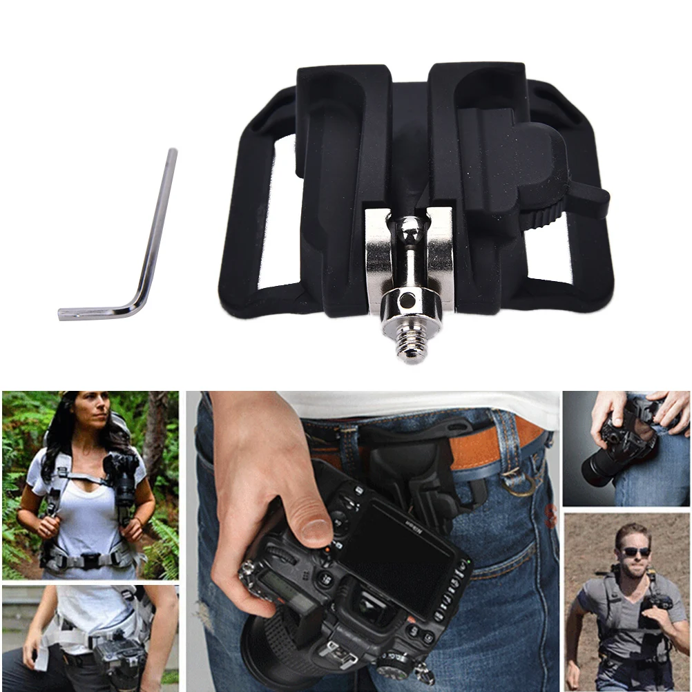 Schnelle Lade Holster Aufhänger Schnell Strap Taille Gürtel Schnalle Taste Halterung Clip Kamera Video Taschen Für Sony/Canon/Nikon DSLR Image