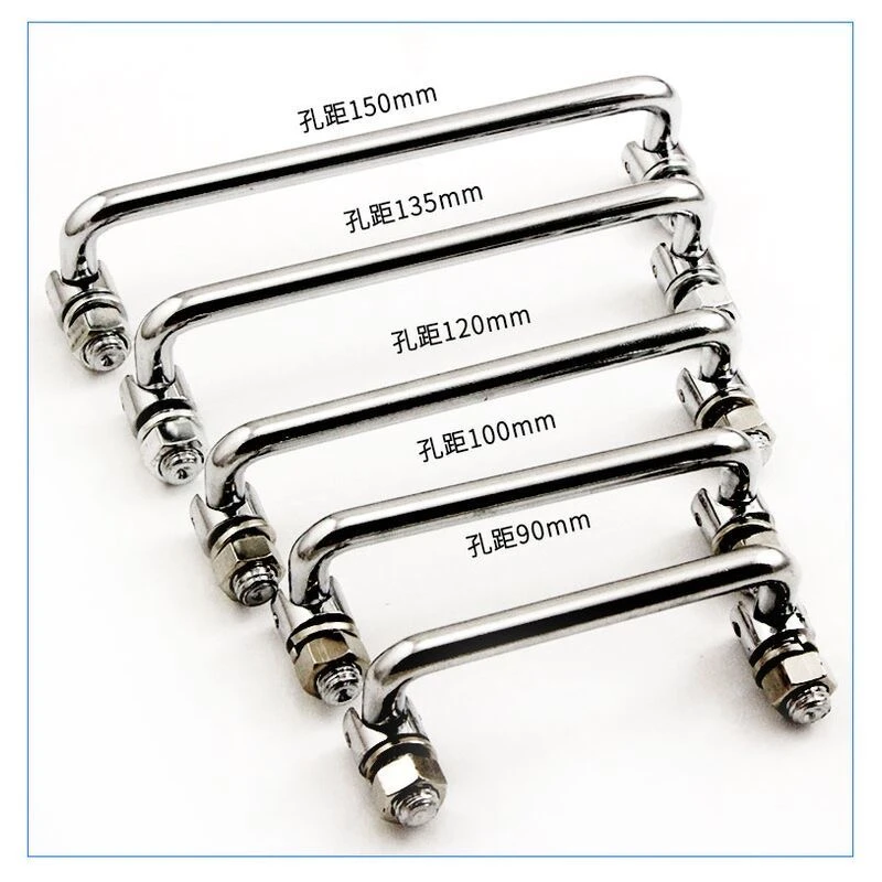 Schubladengriff aus Metall, klappbar, U-förmig, mechanischer Türgriff, Klimmzugstange, Schubladen, Küchenschrank, Kleiderschrank