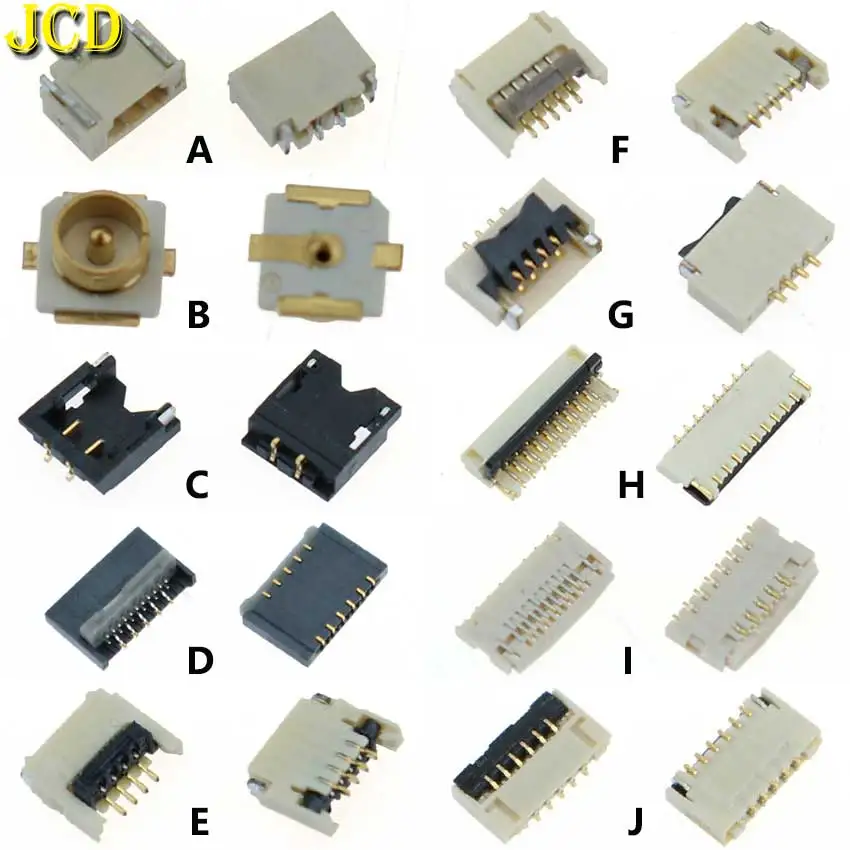 JCD 2-teiliger FPC-Anschluss für Switch NS Joy Con PCB Board Flexkabel Stecker Buchse Clip Ersatzteile Image