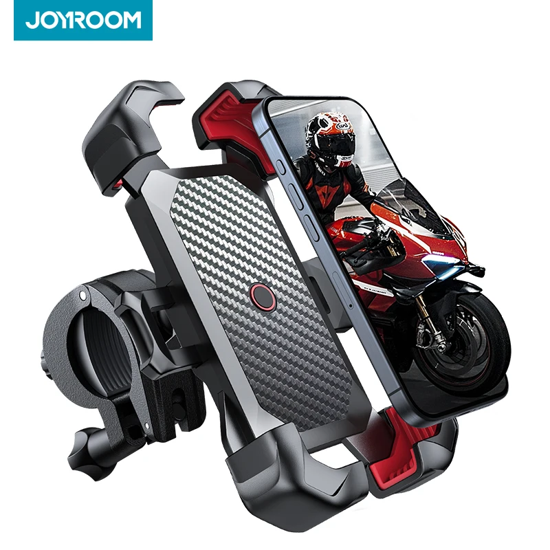 Joyroom Fahrrad-Handyhalter 360° ° View Universal Fahrrad-Telefonhalter für 4,7–7 Zoll Handy-Ständer, stoßfeste Halterung, GPS-Clip Image