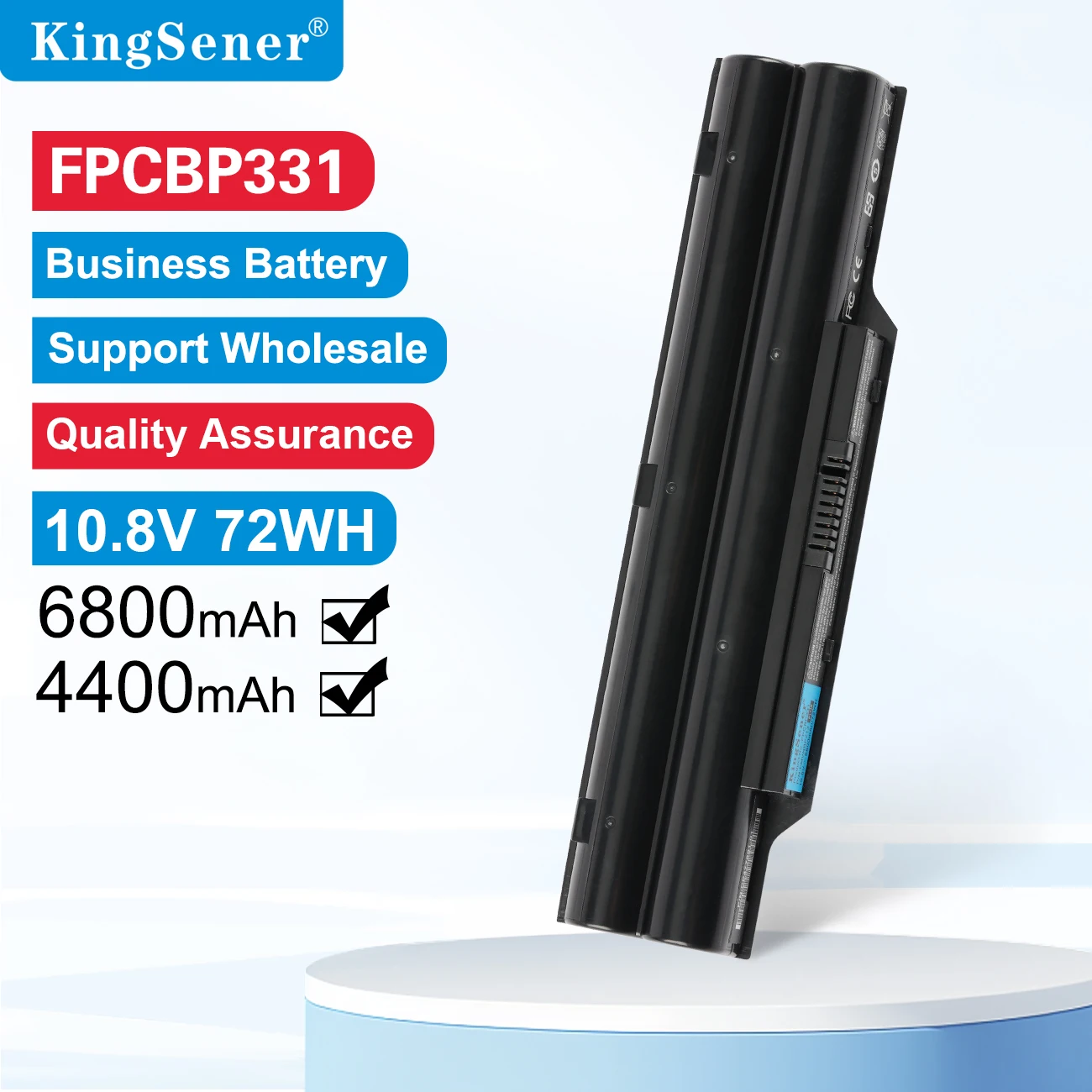 KingSener FPCBP331 Laptop-Akku für Fujitsu LifeBook A532 AH512 AH532 AH532/GFX FPCBP331 FMVNBP213 FPCBP347AP 4400 mAh Image