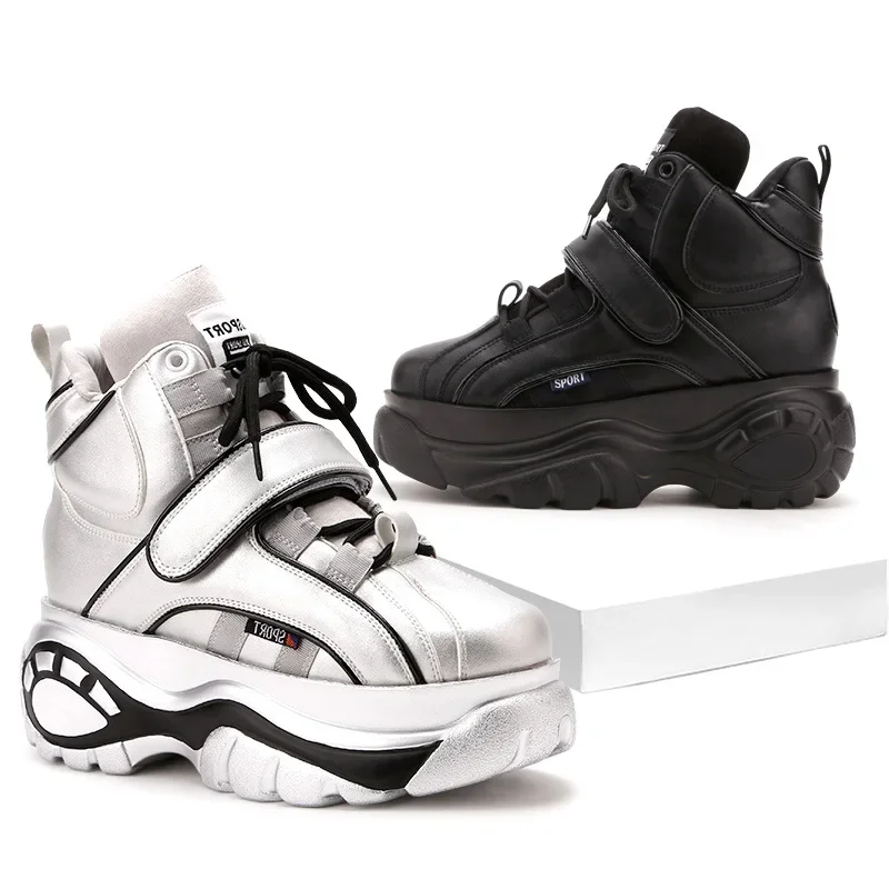 Turnschuhe Frauen Ferse Plattform Neue 2023 Pumpen Turnschuhe Weibliche Heels Keile Chunky Schuhe für Frauen Luxus Hohe Qualität Frauen Schuhe