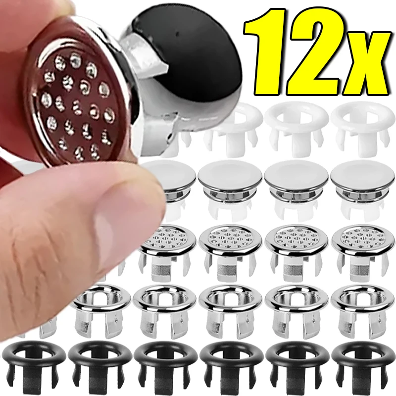 Runde Waschbecken Loch Überlauf Abdeckung Haushalt Waschbecken Hohl Überlauf Ring Bad Ablauf Kappe Stecker Abdeckungen Küche Bad Zubehör