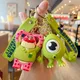 Cartoon Disney Monster Universität Mike James Schlüssel bund Auto Puppen tasche Anhänger Schlüssel