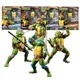 Anime shf tmnt ninja turtle action figur 14cm leo raph don mikey figur pvc sammlung ornamente