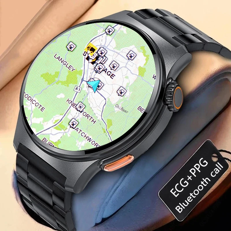 GPS Fitness Track NFC Bluetooth Anruf Smartwatch Männer EKG ppg Körper temperatur Monitor Uhren 100 Sport Smartwatch Mann 2024 neu