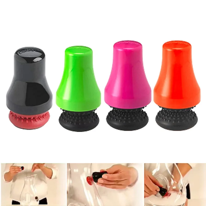 Silikon magnetische Reinigungs bürste unregelmäßige Glaswaren Reiniger Behälter Wäscher für Flaschen vase Ecken Reinigung Haushalts werkzeug Image