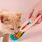 Cat Feeder Cat Strip Squeeze Löffel Pet Liquid Snack Löffel Liquid Feeding Food Squeezer ohne