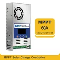 MPPT Solar Ladegerät Controller 60A Entladung Controller 12V 24V 36V 48VAuto für Max PV 190VOC Blei