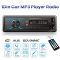12V/24V 1Din Stereo Auto MP3 Player FM Radio Bluetooth Auto Audio Empfänger APP Fernbedienung AUX TF