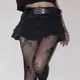 JMPRS Ins Harajuku Niedrigen Taille Mini-Hose Rock mit Gürtel Frauen Sexy Schwarz Schärpen Denim