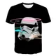 Star Wars T-Shirts 3D-Druck Disney Darth Vader Kinder T-Shirt Sommer Mode Cartoons T-Shirt Jungen