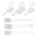 Uxcell Wire Organizer Ties 6-25.5/8.5-27.5/9.3-31.9mm Cable Management Adjustable Adhesive Cord Clips Wire White 30Pcs