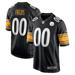 Men's Nike Justin Fields Black Pittsburgh Steelers Game Player Jersey