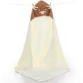 Bébé Enfants Capuche Serviette De Bain Cape Dessin Animé Vache En Forme De Peignoir Wrap Cape Poncho