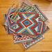 Ancient Lands,'Geometric Patterned Assorted 100% Wool Area Rug (1.5x1.5)'