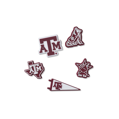 Jibbitz Texas A&M 5 Pack Shoes