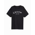 Mens Personalised Groom T-Shirt by Dollymix - Black, Black