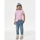 M&S Girls Regular Cotton Rich Frozen™ Jeans (2-8 Yrs) - 2-3 Y - Light Denim, Light Denim