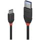 LINDY USB cable USB 3.2 1st Gen (USB 3.0 / USB 3.1 1st Gen) USB-C® plug, USB-A plug 0.15 m Black 36914