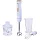 Bergner Hand-held blender 800 W with graduated beaker, with blender attachment White, Wood