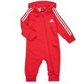 adidas 3S FT ONESIE girls's Children's Jumpsuit in Red