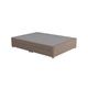 Sealy Divan Base - 5'0 King - Brown